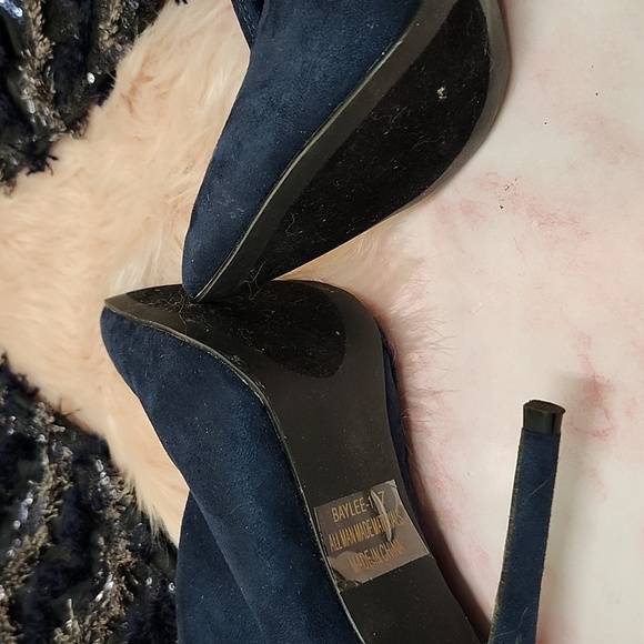 Brand New Elegant Collection Thigh High Fringe & Sequin Stiletto Boots-7 - Picture 4 of 6